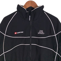 Lotto ロット YES GOOD MARKET イエスグッドマーケット ジップアップ ナイロンジャケット ブラック UMA6-17LOYGM005 Size XL 福生店