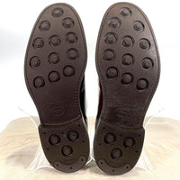 Sanders サンダース Mary Jane Sandal メダリオン モンクストラップ レザーシューズ 革靴 ブラウン 1808T イングランド製 Size UK7 (26cm) 福生店