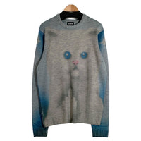 RIPNDIP リップンディップ SPRINKLES KNIT SWEATER ニットセーター アクリル グレー ブルー Size M 福生店