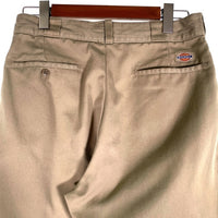90’s DICKIES ディッキーズ チノツイル ワークパンツ カーキ TALON Size w 約80cm 福生店
