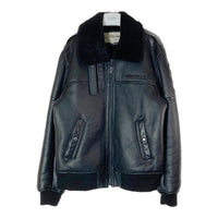 AVIREX アヴィレックス 6181072 MOUTON BOMMER JACKET B-3 ブラック size2XL 瑞穂店