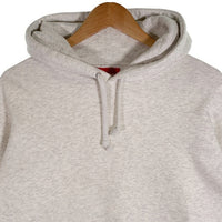 SUPREME シュプリーム 18AW Striped Rib Hooded Sweatshirt ストライプリブ プルオーバースウェットパーカー グレー Size M 福生店