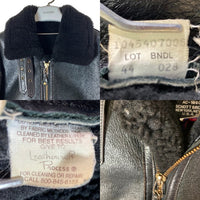 SCHOTT ショット 257S B-3 ムートン フライトジャケット ブラック size44※右袖ダメージあり 瑞穂店