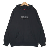 SUPREME シュプリーム 21SS KAWS Chalk Logo Hooded Sweatshirts カウズ チョークロゴ スウェット パーカー ブラック Size L 福生店