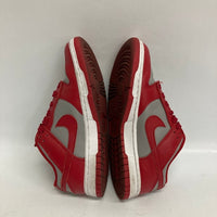 NIKE ナイキ DD1391-002 DUNK LOW RETRO MEDIUM GREY ダンクロウ スニーカー グレー×レッド size24.5cm 瑞穂店
