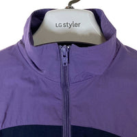 adidas アディダス 3トーン ナイロン トラックジャケット パープル sizeS※袖口汚れあり 瑞穂店