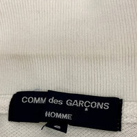 COMME des GARCONS HOMME コムデギャルソンオム パッチワーク 鹿の子 ポロシャツ 半袖 ホワイト HC-T104 Size S 瑞穂店