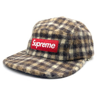 SUPREME シュプリーム 15AW Wool Plaid Camp Cap ウール チェック キャンプキャップ ブラウン ベージュ 福生店