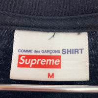 Supreme×COMME des GARCONS SHIRT シュプリーム×コムデギャルソンシャツ Box Logo Tee ブラック sizeM 瑞穂店
