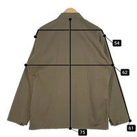 BEAMS+ ビームスプラス ヘリンボーン ツイル ミリタリーチョアジャケット カバーオール オリーブ 38-18-0158-791 Size L 福生店