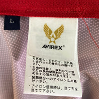 AVIREX アヴィレックス 6292067 ビッグロゴ アノラックジャケット レッド sizeL 瑞穂店