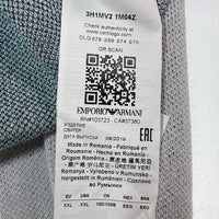 EMPORIO ARMANI エンポリオ アルマーニ 3H1MV2 クルーネックセーター プルオーバー グリーン sizezXXL 瑞穂店