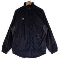 00's NIKE TEAM ナイキ ナイロン トラックジャケット ブラック チャコール Size M (実寸L相当) 福生店