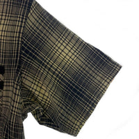 Style Eyes スタイルアイズ オープンカラー チェックシャツ 半袖 ブラック アイボリー SE35055 Size M 福生店