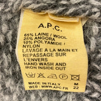 A.P.C. アーペーセー 畦編みウールコート グレー sizeS 瑞穂店