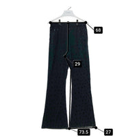 x-girl エックスガール HEXAGRAM JERSEY FLARE PANT ヘキサゴン 総柄 フレアパンツ ブラック sizeM 瑞穂店