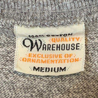 WAREHOUSE ウエアハウス 4601 CLIFTON プリントTシャツ 杢グレー Size M 福生店
