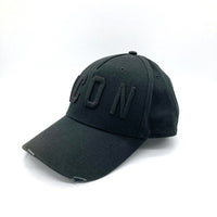 DSQUARED2 ディースクエアード ICON ダメージ加工 キャップ ブラック size- 瑞穂店