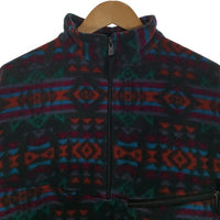 Jack Wolfskin ジャックウルフスキン ハーフジップ フリース プルオーバージャケット 総柄 ポルトガル製 Size L相当 福生店