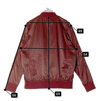 STUSSY ステューシー 2005年 25周年記念 ワールドツアー刺繍 スカジャン ボルドー sizeM 瑞穂店