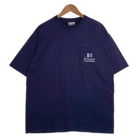 STANDARD CALIFORNIA スタンダードカリフォルニア ヘビーウェイト シールドロゴプリント ポケットTシャツ ネイビー Size XL 福生店