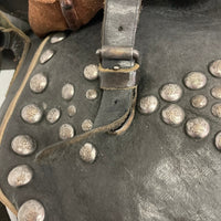 RRL ダブルアールエル スタッズ レザー サドルバッグ ブラック 瑞穂店