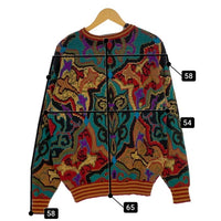 FICCE フィッチェ YOSHIYUKIKONISHI 総柄 ニット マルチカラー sizeM 瑞穂店