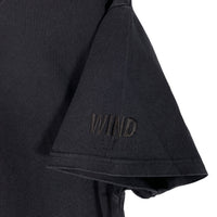 WIND AND SEA ウィンダンシー SEA PIGMENT TEE ピグメント フロント刺繡ロゴ Tシャツ ブラック WDS-O-ESS2-24-Q3-CS-01 Size L 福生店