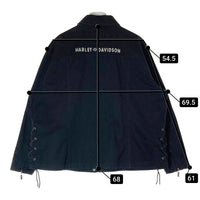 HARLEY DAVIDSON ハーレーダビッドソン コットン ジャケット ブラック size- 瑞穂店