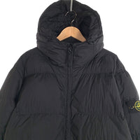 STONE ISLAND ストーンアイランド GARMENT DYED CRINKLE REPS R-NYLON DOWN ガーメントダイ リサイクルナイロン ダウンジャケット ブラック 811540723 10/2023 Size XL 福生店