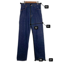 80's LEVI'S リーバイス 701XX BIG E 復刻 バックルバック テーパードデニムパンツ インディゴ 紙パッチ 日本製 89年 Size 34×33 福生店