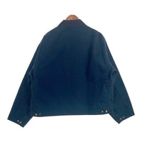 90's Carhartt カーハート ダック デトロイトジャケット ネイビー 刺繡 ブランケットライナー J01 Size 52 福生店