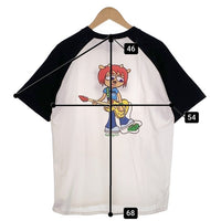 WIND AND SEA ウィンダンシー UmJammer Lammy WDS raglan TEE ウンジャマラミー ラグランスリーブTシャツ ブラック 刺繡プリント WDS-UJL-02 Size L 福生店