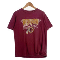90's Champion チャンピオン NFL ワシントン・レッドスキンズ プリントTシャツ バーガンディー USA製 Size L 福生店