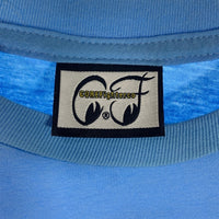 CORE FIGHTER コアファイター プリント ポケットTシャツ ブルー 袖刺繡 Size L 福生店