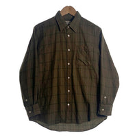 90`s Burberrys` バーバリー チェックシャツ 長袖 グリーン Size L 福生店