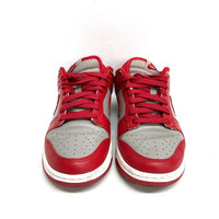 NIKE ナイキ DD1391-002 DUNK LOW RETRO MEDIUM GREY ダンクロウ スニーカー グレー×レッド size24.5cm 瑞穂店
