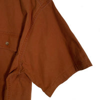 L.L.Bean エルエルビーン コットン ショートスリーブ ワークシャツ オレンジ O PD71 Size L-R 福生店