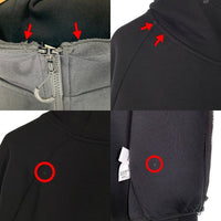 F.C.Real Bristol エフシーレアルブリストル 21AW VENTILATION HOODIE ベンチレーションフーディ ジップアップパーカー ブラック FCRB-212061 Size L 福生店
