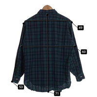 70-80's PENDLETON ペンドルトン SIR ボタンダウン ウールチェックシャツ グリーン USA製 Size XL 福生店