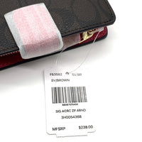 COACH コーチ F53562 シグネチャー 二つ折り財布 ブラウン 福生店