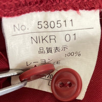 Jungle Storm ジャングルストーム 50s ボーリングシャツ レッド sizeL 瑞穂店