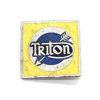 TRITON トライトン ピンバッジ ピンズ ロゴ 英国 イエロー 福生店
