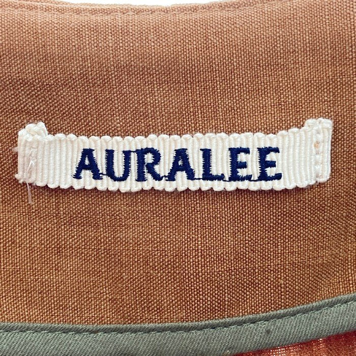 AURALEE オーラリー ウォッシュリネン フレアスカート テラコッタ size1 瑞穂店