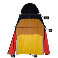 BURTON バートン AK 2L SWASH GORE-TEX ジャケット ブラウン×イエロー×レッド sizeS※バック裾汚れ有 瑞穂店