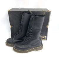 Dr.Martens ドクターマーチン 10103 14ホール レザー ブーツ ブラック sizeUK4 瑞穂店