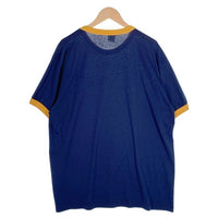 90's Boy Scouts of America ボーイスカウト プリントリンガー Tシャツ ネイビー イエロー AUGUSTA Size XL 福生店