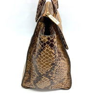 MICHAEL KORS マイケルコース パイソントートバッグ 2way ブラウン系 瑞穂店