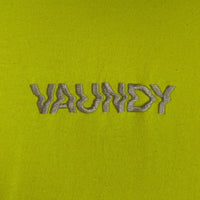 vaundy バウンディ 深呼吸 ライブ プリント ロゴ刺繡 ロンT 蛍光グリーン Size XL 福生店