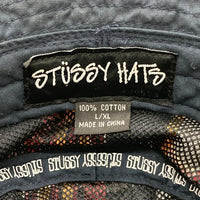Stussy ステューシー マドラスチェック バケットハット ネイビー sizeL-XL 瑞穂店